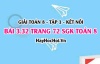 Giải bài 3.32 trang 72 Toán 8 Tập 1 SGK Kết nối tri thức